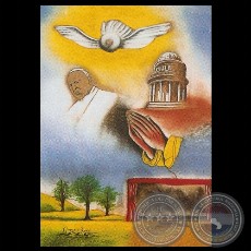 HOMENAJE A JUAN PABLO II (Obra de ANDRÉS ROMERO)